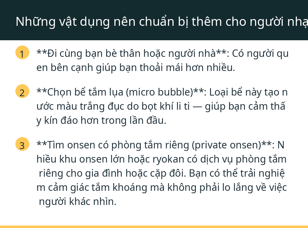 Những vật dụng nên chuẩn bị thêm cho người nhạy cảm hoặc lần đầu