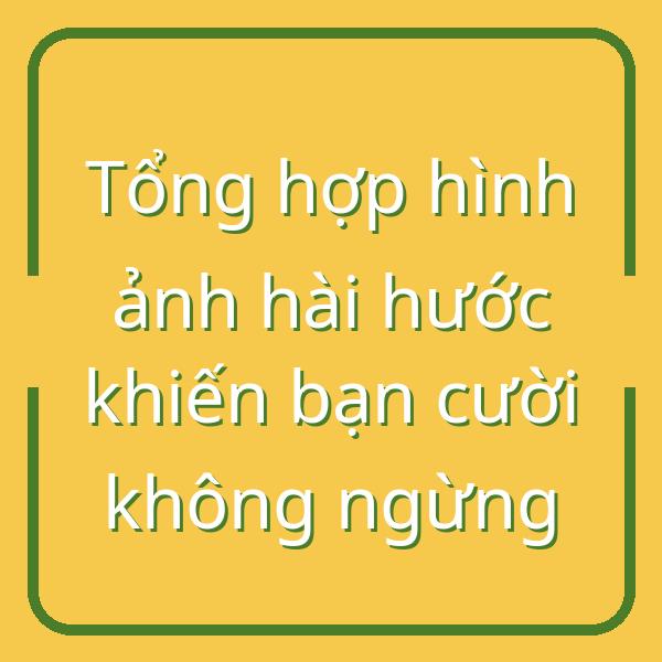 Tổng hợp hình ảnh hài hước khiến bạn cười không ngừng